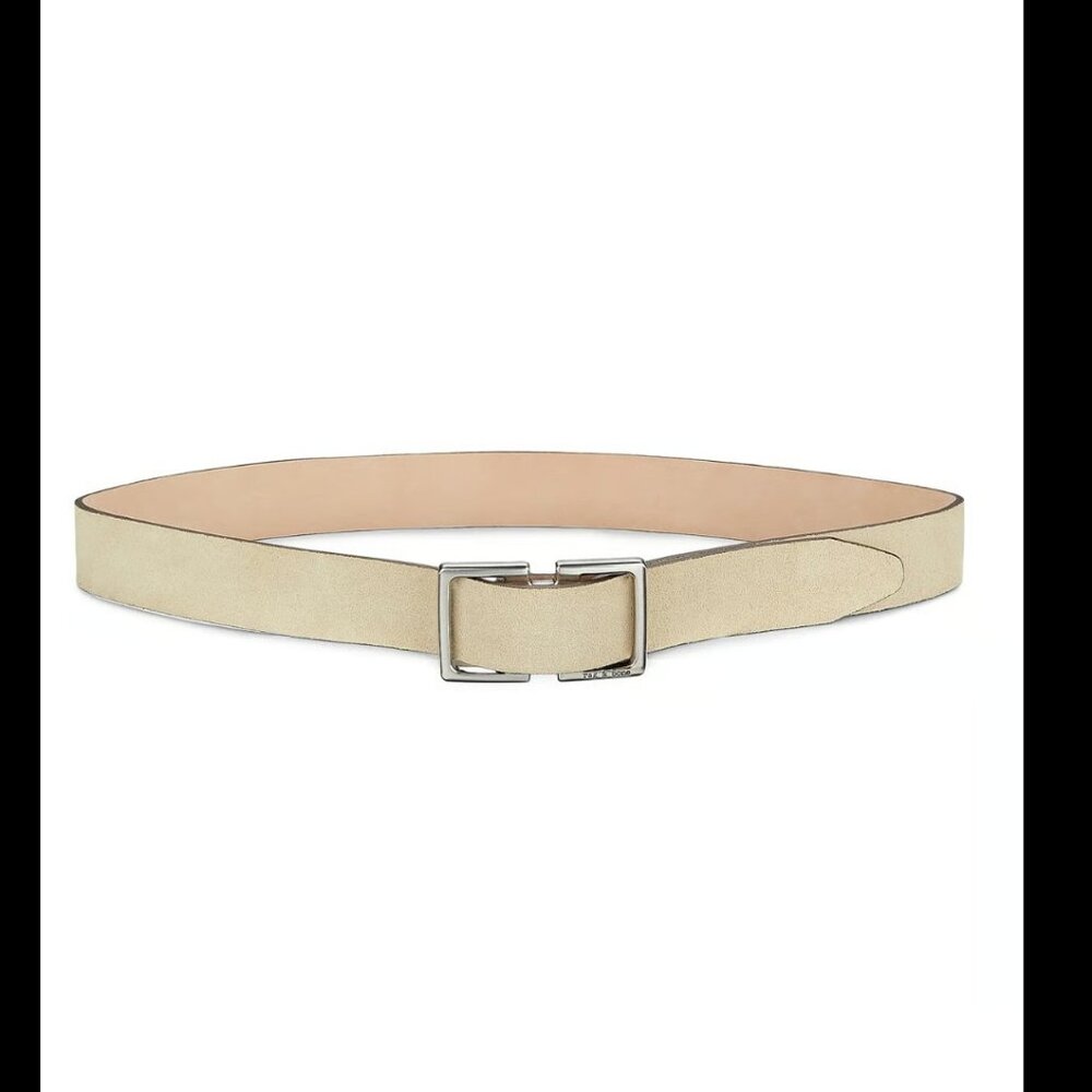 rag & bone Harlow Belt Greige Suede Size XS